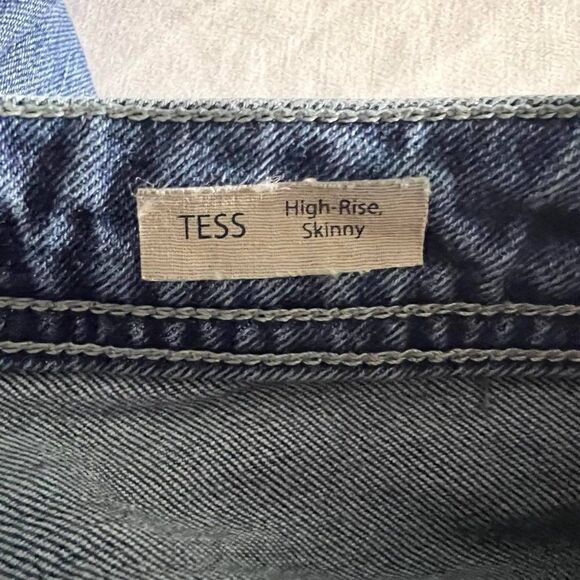 Mavi Tess Distressed Embroidered High-Rise Skinny Jeans Size 27 - Picture 10 of 10